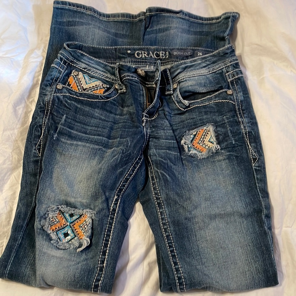 Size 26 boot cut Jeans GRACE in LA